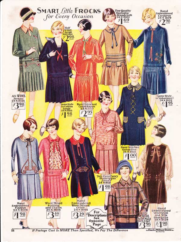 世纪年代的时尚 服装风格 趋势 图片和历史