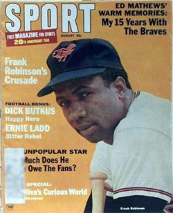 Frank Robinson Sport Magazine 1966年8月