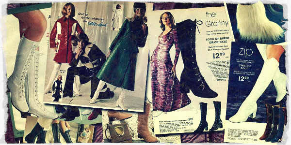 70年代女式长靴